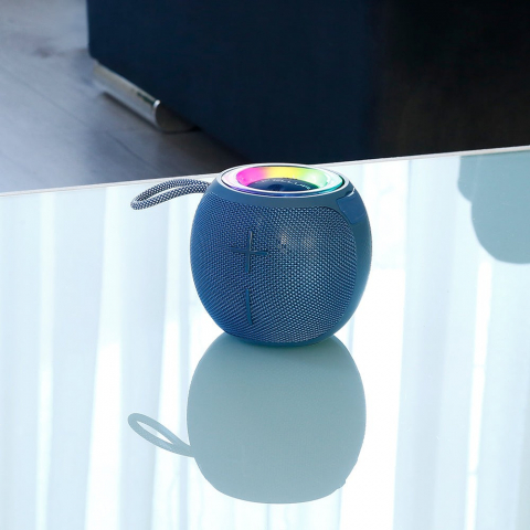 Boxă portabilă Bluetooth Tellur Mirage 12W, albastru [7]