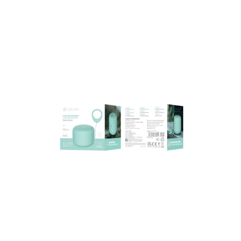 Boxa portabila Devia Kintone Series Mini Waterproof Bluetooth Green [1]