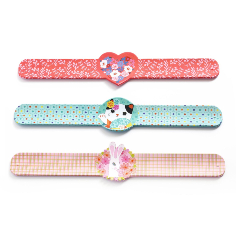Accesorii, Ochelari, Ceasuri, ETUI, Portofel, Gentute - Bratara slap fete, Djeco pentru Fata varsta 3 - 6, 6 - 9