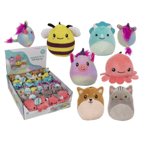 Breloc - animale / insecte / unicorn + carabina, 9cm, diverse modele, 3+ ani, Out of the blue, 61/6727 / 35851 [0]