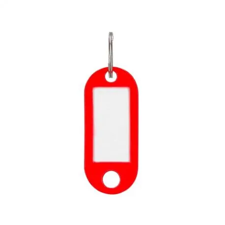 Îmbrăcăminte și accesorii - Breloc cu eticheta pentru chei Q-CONNECT 50 x 22 mm 100 bucati Rosu
