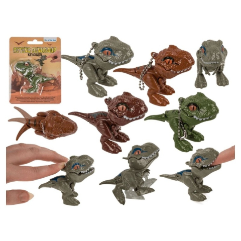 Îmbrăcăminte și accesorii - Breloc - dinozauri, 6x8.5cm, 4 culori, 3+ ani, Out of the blue, 12/0106 / 33892