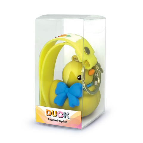 Breloc Ratusca cu curea din silicon - alba/galbena (12 buc/display), copii varsta 3 ani+,6 ani+,8 ani+ [6]