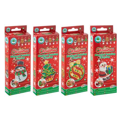 Îmbrăcăminte și accesorii - Breloc Xmas Diamante painting 4 modele  Grafix craciun iarna