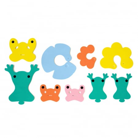 Broscutele simpatice, set creativ de baie, Quut Toys, 3-8 ani [5]