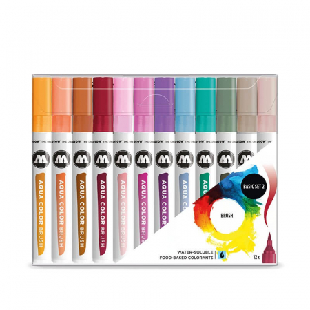 Pe bază de apă - Aqua Color Brush Basic Set 2