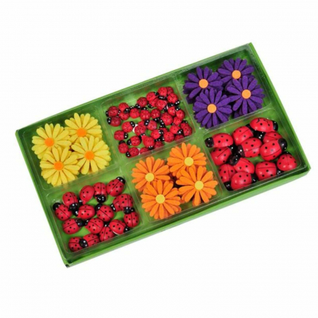 Art & Craft si Artizanat - Gargarite si Flori, Set 70 accesorii crafts - Micostore.ro