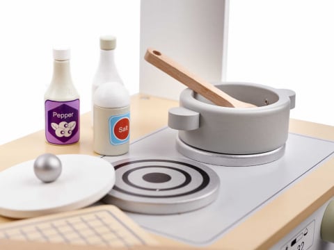 Bucatarie pentru Copii din Lemn cu Plita si Cuptor, 82 cm - Micostore.ro [9]