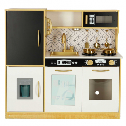 Bucatarie Copii din Lemn, cu Accesorii Incluse, 81 cm - Micostore.ro [1]