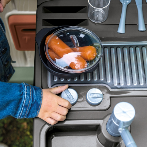 Bucatarie Smoby Life pentru casuta cu 17 accesorii [3]