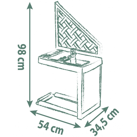 Bucatarie Smoby Life pentru casuta cu 17 accesorii [1]
