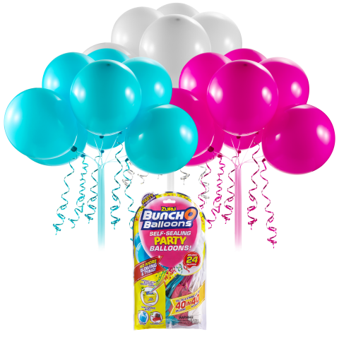 Jucării de făcut baloane de săpun - Bunch o Balloons - Set baloane de petrecere si rezerve, Roz, Bleu, Alb, 24 baloane varsta 7-9 ani ,9-12 ani ,12-14 ani ,14-18 ani ,18+, Unisex