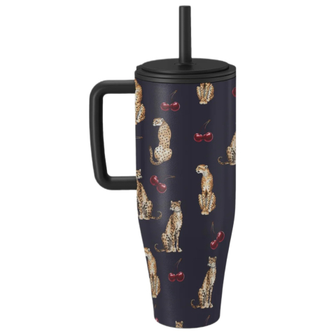 Burga Cana Termos Cougar, 1.2 L cu capac anti scurgeri si pai reutilizabil, inox [7]