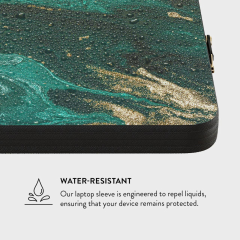 Burga Husa antisoc Laptop 14 inch Emerald Pool, cu fermoar, rezistenta la apa [5]