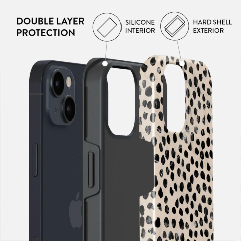 Laptop, Tablete & Telefoane - Burga Husa Dual Layer Almond Latte iPhone 15