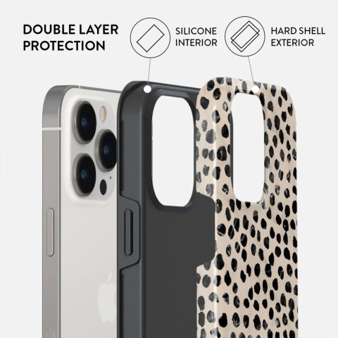Laptop, Tablete & Telefoane - Burga Husa Dual Layer Almond Latte iPhone 15 Pro Max