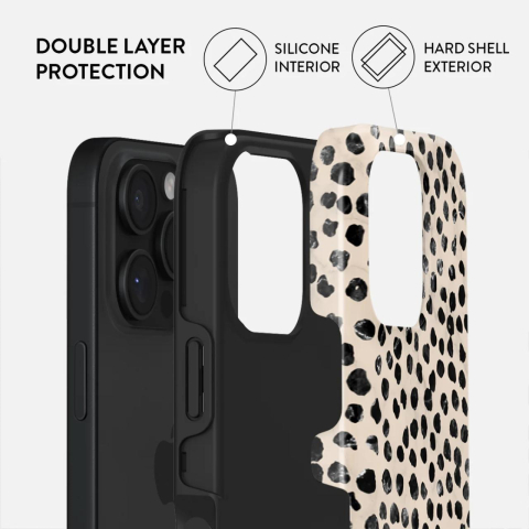 Laptop, Tablete & Telefoane - Burga Husa Dual Layer Almond Latte iPhone 16 Pro Max