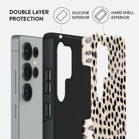 Laptop, Tablete & Telefoane - Burga Husa Dual Layer Almond Latte Samsung Galaxy S25 Ultra