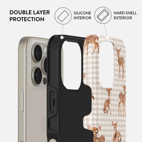 Laptop, Tablete & Telefoane - Burga Husa Dual Layer Bambi iPhone 16 Pro Max