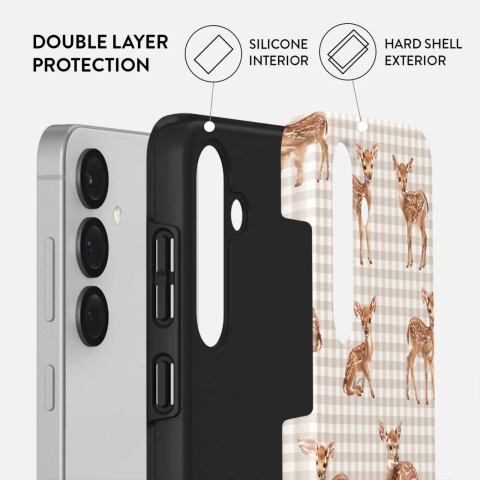 Laptop, Tablete & Telefoane - Burga Husa Dual Layer Bambi Samsung Galaxy S25