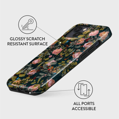 Laptop, Tablete & Telefoane - Burga Husa Dual Layer Bloomy Garden iPhone 15