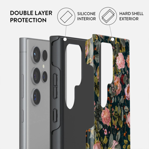 Laptop, Tablete & Telefoane - Burga Husa Dual Layer Bloomy Garden Samsung Galaxy S24 Ultra