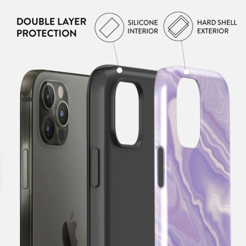Laptop, Tablete & Telefoane - Burga Husa Dual Layer Cliche iPhone 12 / 12 Pro
