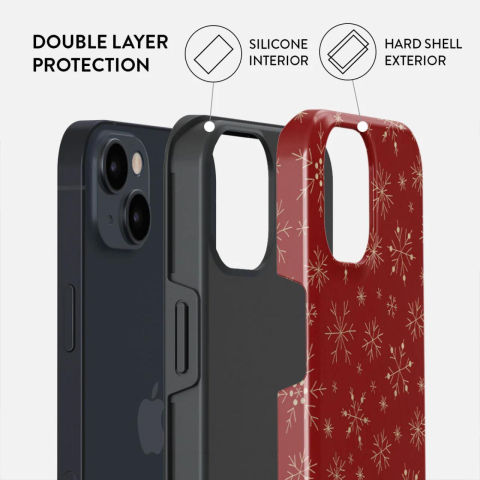Laptop, Tablete & Telefoane - Burga Husa Dual Layer Dear Santa iPhone 14
