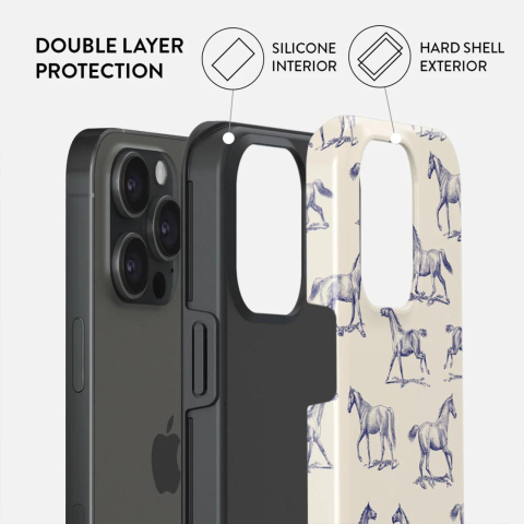 Laptop, Tablete & Telefoane - Burga Husa Dual Layer Derby Race iPhone 15 Pro Max