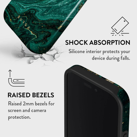 Burga Husa Dual Layer Emerald Pool iPhone 16 [2]