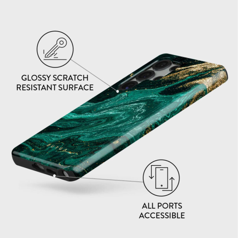 Burga Husa Dual Layer Emerald Pool Samsung Galaxy S25 Ultra [1]