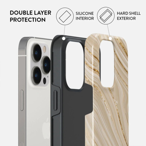 Laptop, Tablete & Telefoane - Burga Husa Dual Layer Full Glam iPhone 15 Pro Max