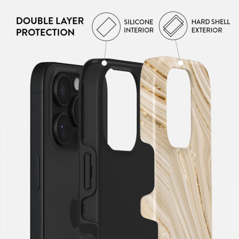 Laptop, Tablete & Telefoane - Burga Husa Dual Layer Full Glam iPhone 16 Pro