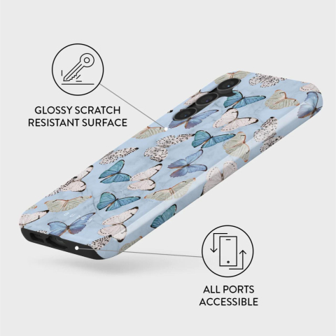 Laptop, Tablete & Telefoane - Burga Husa Dual Layer Give Me Butterflies Samsung Galaxy S23 FE