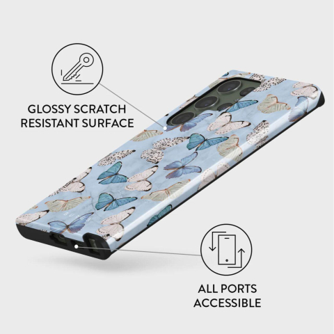Burga Husa Dual Layer Give Me Butterflies Samsung Galaxy S23 Ultra [1]