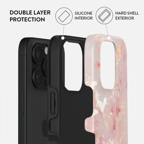 Laptop, Tablete & Telefoane - Burga Husa Dual Layer Golden Coral iPhone 16 Pro