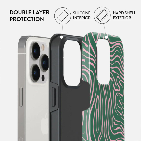 Laptop, Tablete & Telefoane - Burga Husa Dual Layer Hawaiian Breeze iPhone 15 Pro Max
