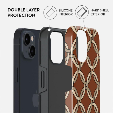 Laptop, Tablete & Telefoane - Burga Husa Dual Layer Heritage iPhone 15