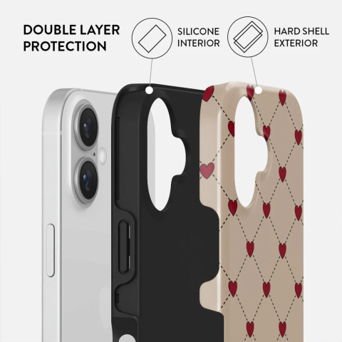 Laptop, Tablete & Telefoane - Burga Husa Dual Layer Love Letter iPhone 16