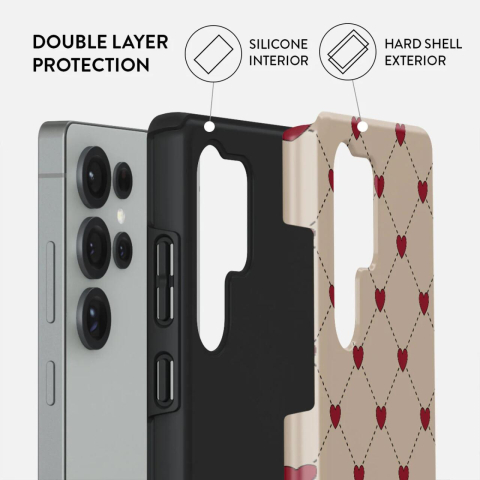 Laptop, Tablete & Telefoane - Burga Husa Dual Layer Love Letter Samsung Galaxy S25 Ultra