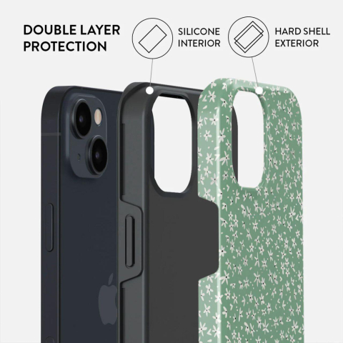 Laptop, Tablete & Telefoane - Burga Husa Dual Layer Lush Meadows iPhone 15