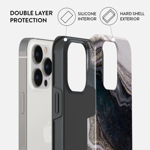 Laptop, Tablete & Telefoane - Burga Husa Dual Layer Magic Night iPhone 15 Pro