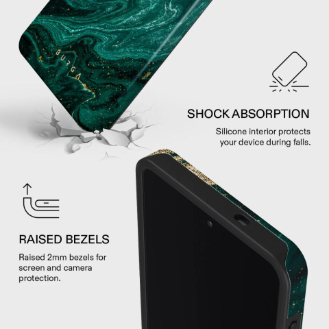 Burga Husa Dual Layer Magnetic Emerald Pool Samsung Galaxy S26 Ultra [2]