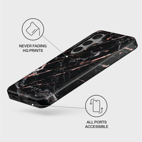 Laptop, Tablete & Telefoane - Burga Husa Dual Layer Magnetic Rose Gold Marble Samsung Galaxy S26