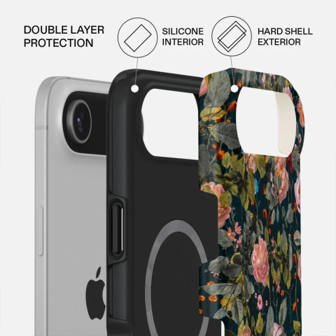 Laptop, Tablete & Telefoane - Burga Husa Dual Layer Magsafe Bloomy Garden iPhone Air