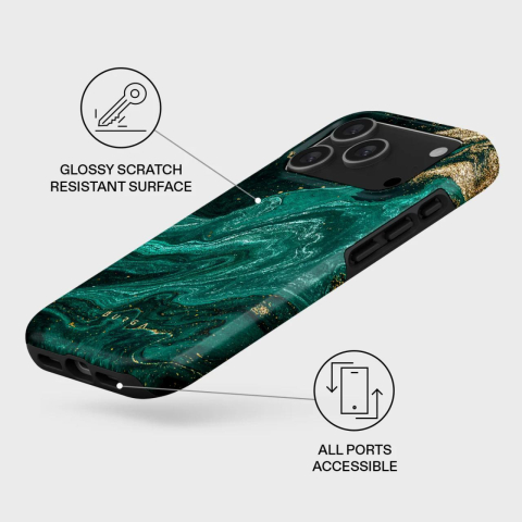 Burga Husa Dual Layer Magsafe Emerald Pool iPhone 17 Pro Max [1]