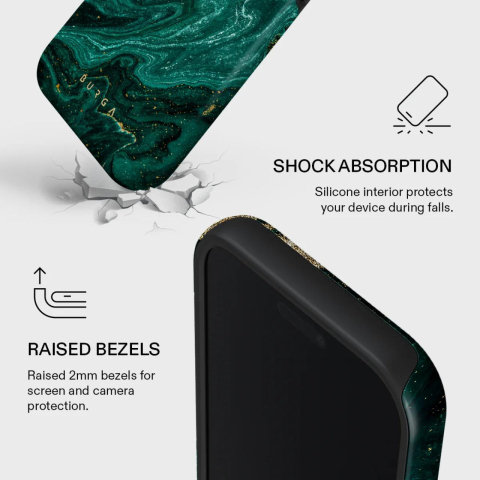 Burga Husa Dual Layer Magsafe Emerald Pool iPhone 17 Pro Max [2]