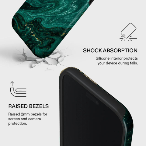 Burga Husa Dual Layer Magsafe Emerald Pool iPhone Air [2]