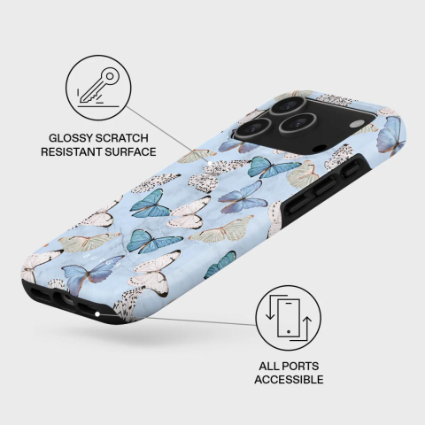 Burga Husa Dual Layer Magsafe Give Me Butterflies iPhone 17 Pro Max [1]