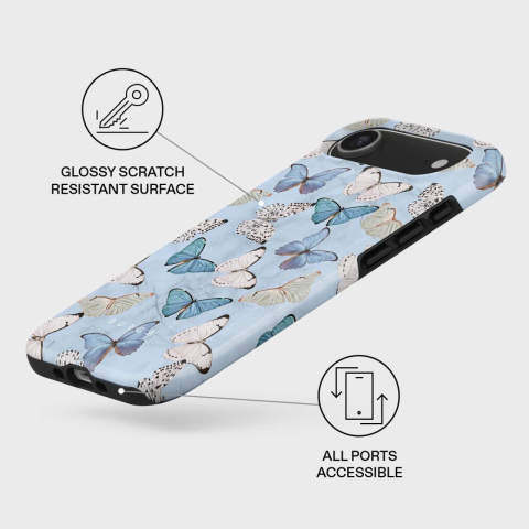 Burga Husa Dual Layer Magsafe Give Me Butterflies iPhone Air [1]